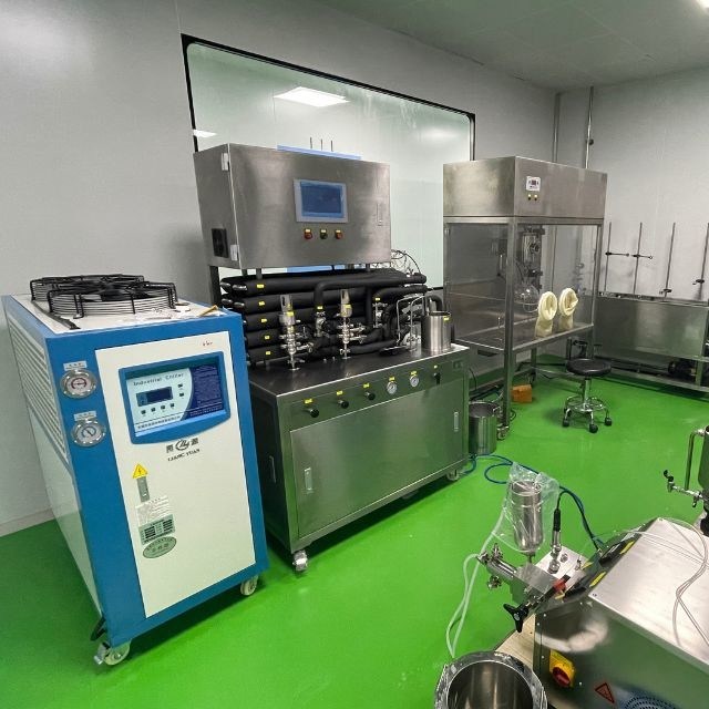 Lab Uht VTIS 비생성 살균기 / 코코넛 크림에 대한 플래시 UHT 처리 살균기 / 실험실 UHT 우유 처리 기계