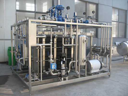 우유/요구르트/알 액체 처리 라인 프로페셔널 파스터라이제 Sterilizer 500-20000l/H 맞춤형 파스터라이제 SUS 304/316