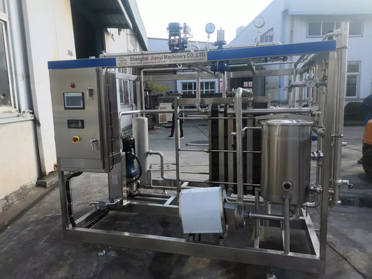 SUS304/316 500-5000L/H 식물 우유 가공 라인 주문형 완전 소아 / 아몬드 우유 생산 라인 PLC를 가진 우유 기계