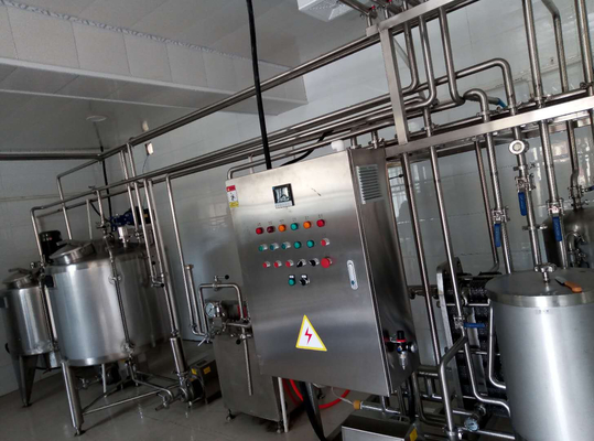 500-30000L/H 맞춤형 아이스크림 생산 공장 완전 부드러운 / 단단한 아이스크림 처리 라인 PLC와 아이스크림 기계