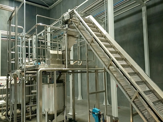 원스톱 서비스 1000-30000l / H 망고 처리 라인 1000-30000l / H 망고 주스 / 소스 / 젤 머신 PLC 망고 펄프 장비