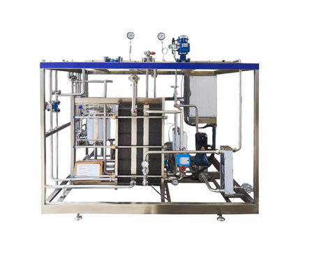 8T/H SUS304 135-150 우유를 위한 UHT 저온 살균기 기계장치