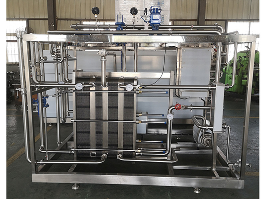 0.5-20t/H Ginger/Cucumber/Kale 가공 라인 Pasteurization Machine With PLC SUS304/316를 위한 사용자 정의 파스터라이저
