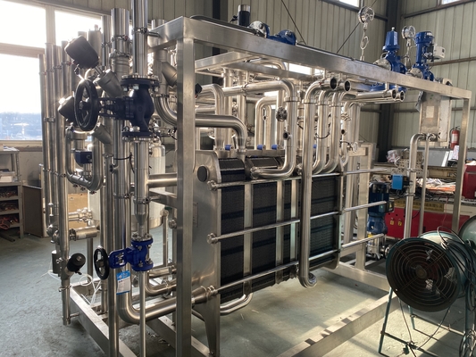 다양한 용량 500l/H-20000l/H 과일 주스 처리 라인을 위한 파스터라이제이션 기계