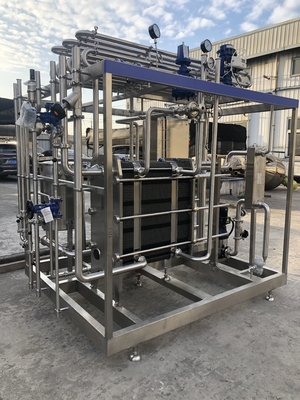 사용자 지정 용량 500~20000l/h 코코넛 가공 라인을 위한 파스터라이저 코코넛 물/코코넛 우유
