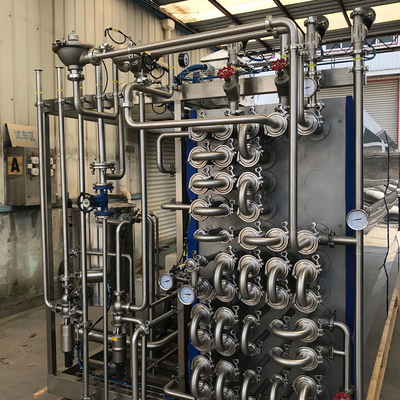 에너지 절감 살균 기계 사용자 정의 500-20000l / H 계란 액체 Uht 살균기 PLC를 가진 계란 처리 공장