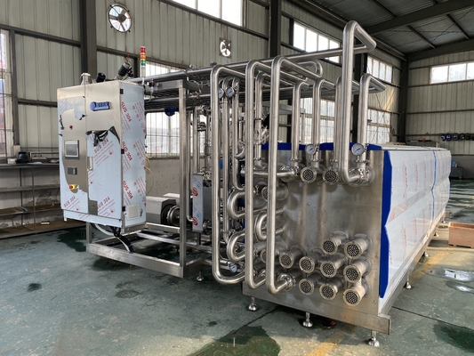 과일 및 채소 가공 라인을 위한 500-20000L/H UHT 살균기