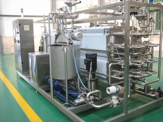과일 및 채소 가공 라인을 위한 500-20000L/H UHT 살균기
