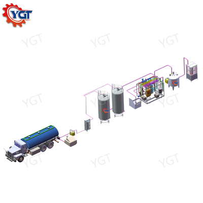 전문 500-20000L / H 파스터라이즈 된 우유 가공 라인 고급 파스터라이즈 된 우유 기계 PLC 요금 서비스