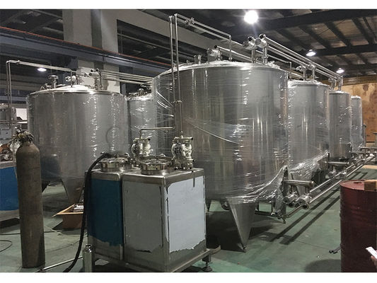 CIP 3000 CIP 세탁 시스템 ISO 9001 인증 식품 음료 가공 라인 산업 생산용 자동 청소