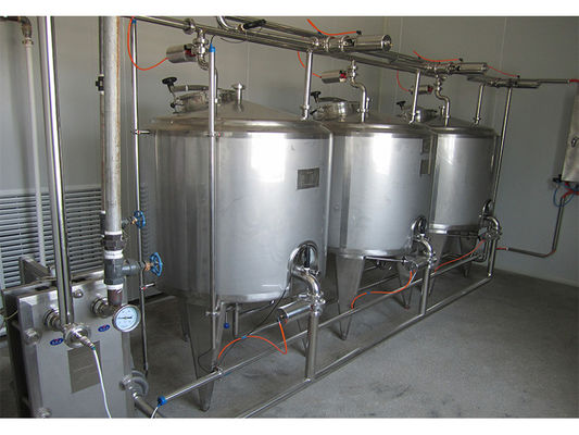 CIP 3000 CIP 세탁 시스템 ISO 9001 인증 식품 음료 가공 라인 산업 생산용 자동 청소